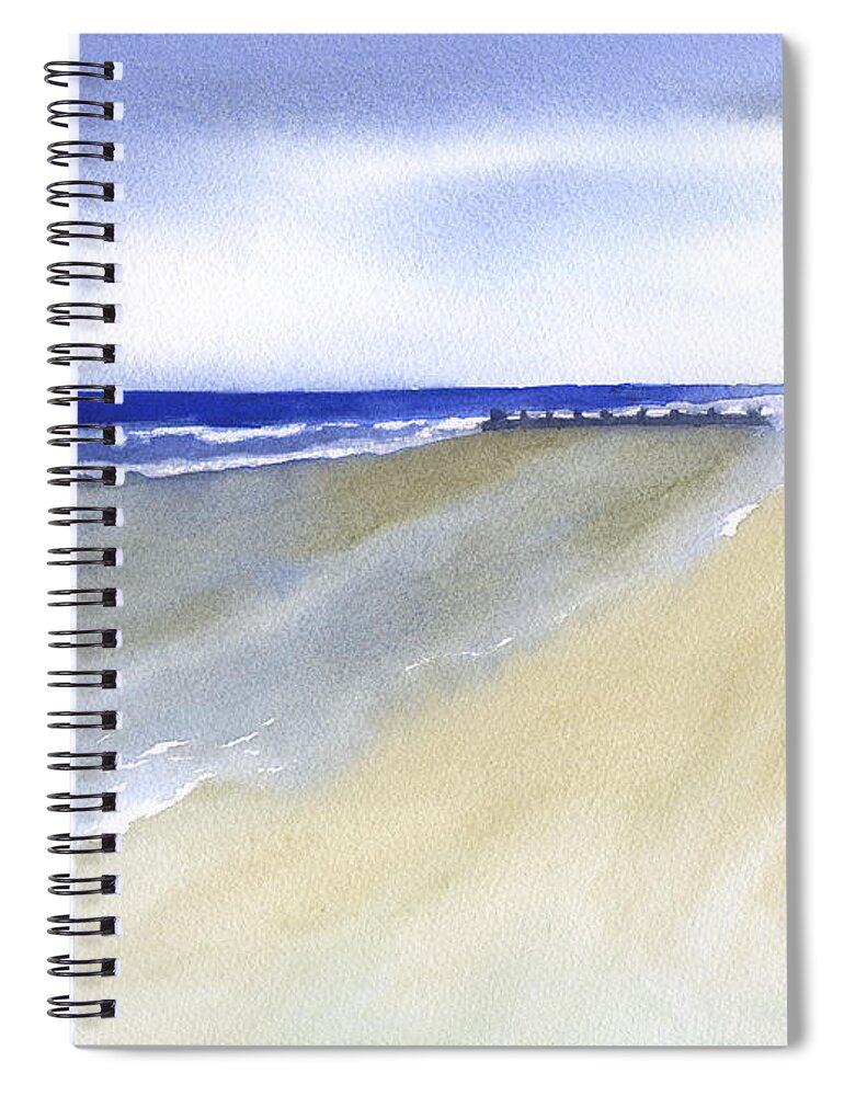 Pawleys Island Spiral Notebook featuring the painting Pawleys Island by Frank Bright