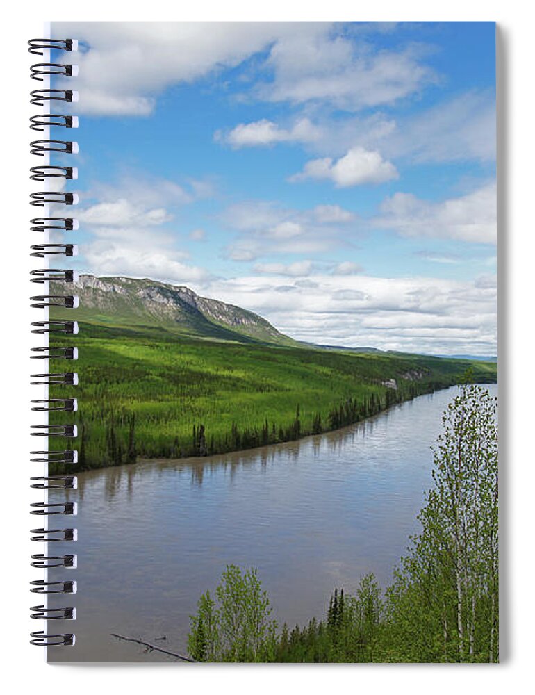 201306013092 Spiral Notebook featuring the photograph Peace River by Robert Braley