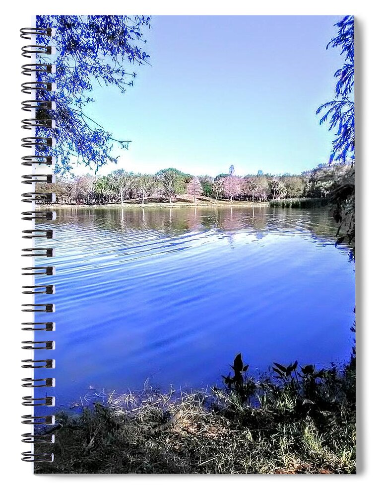 Seminole Lake Spiral Notebook featuring the photograph Peace by Suzanne Berthier