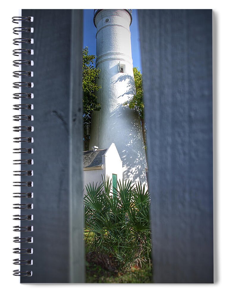 Gardens Spiral Notebook featuring the photograph Peeking Thru by Kathi Isserman