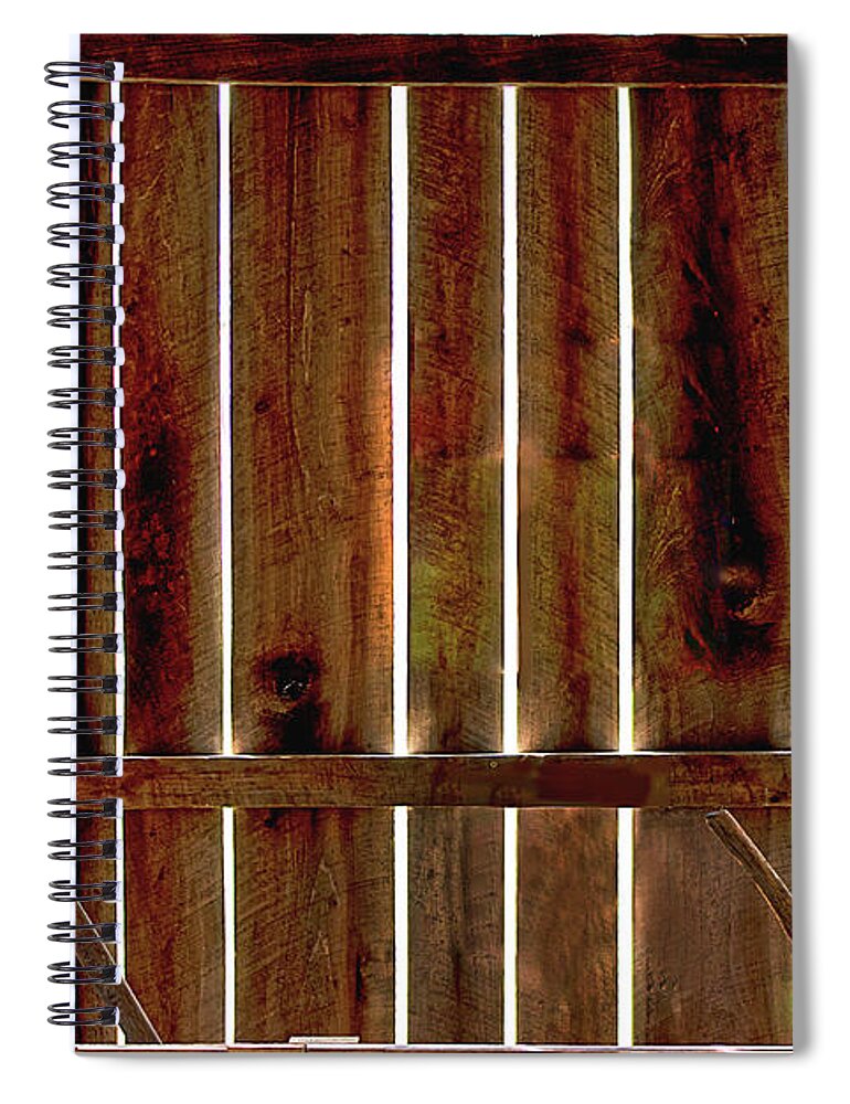 2d Spiral Notebook featuring the photograph Penetrating Light by Brian Wallace