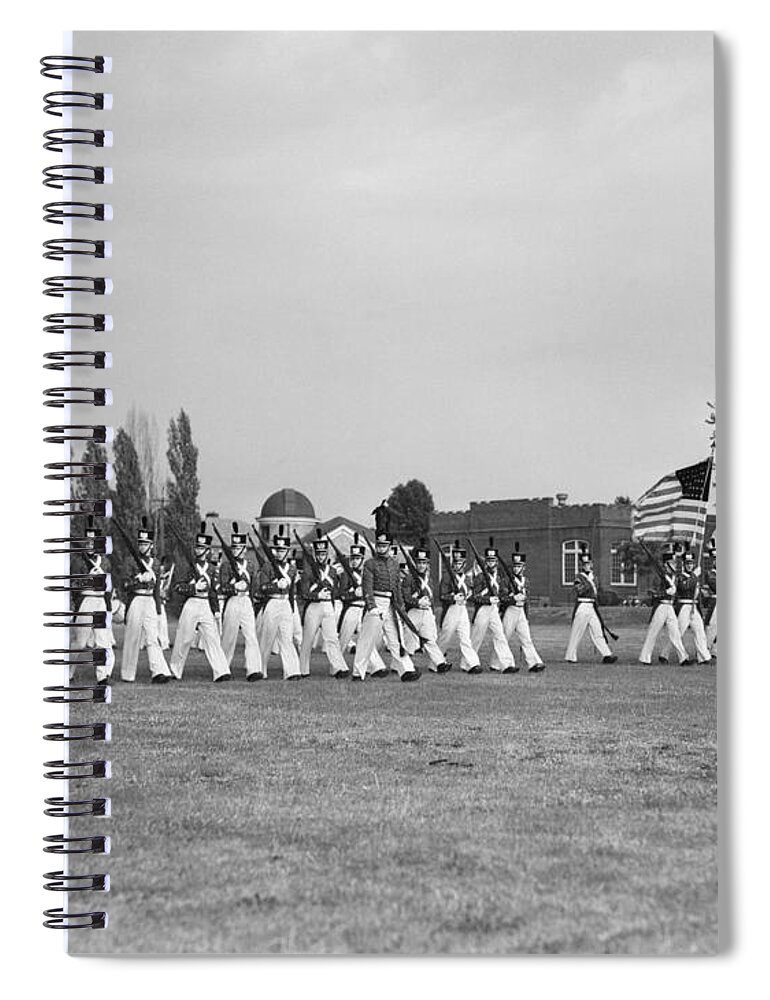 America Spiral Notebook featuring the photograph Pennsylvania Military College by H. Armstrong Roberts/ClassicStock