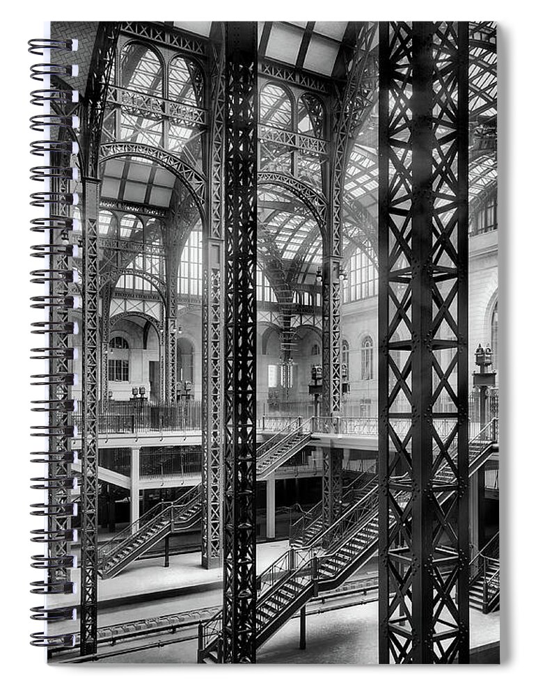 Pennsylvania Station Spiral Notebook featuring the photograph Pennsylvania Station in 1910 by Doc Braham