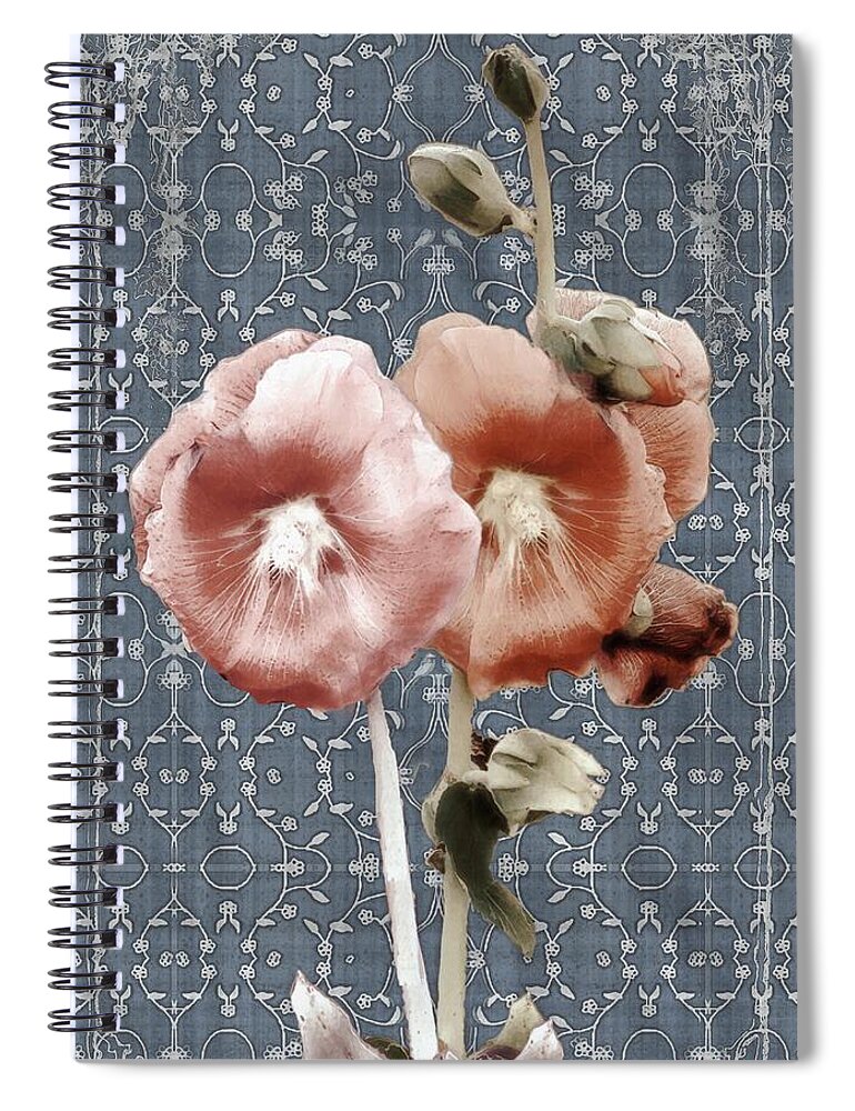 Cloth Spiral Notebook featuring the painting Penny Postcard Bombay by RC DeWinter