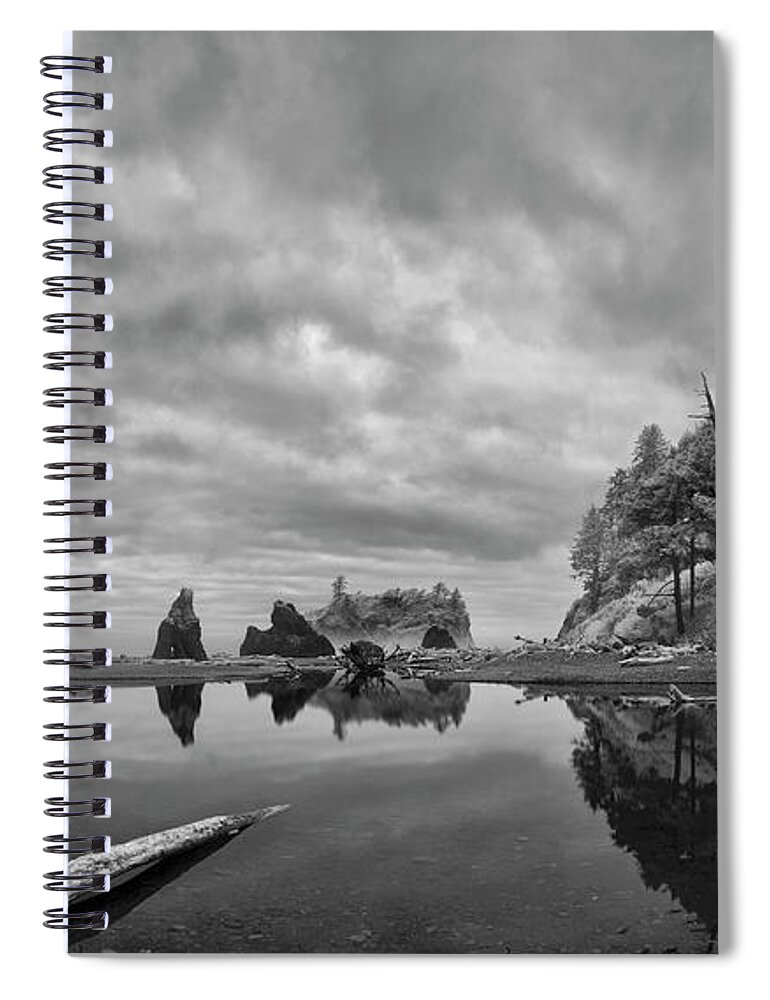 Ruby Beach Spiral Notebook featuring the photograph Perpetual Transition by Jon Glaser