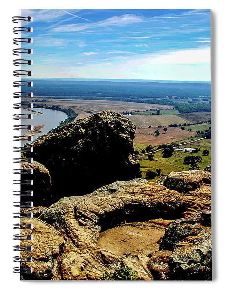 Landscape Spiral Notebook featuring the photograph Petit Jean State Park by Jerry Connally