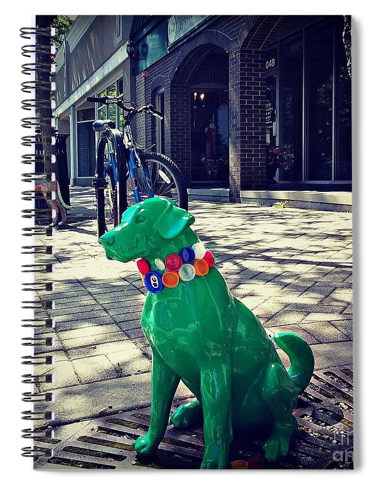 Photography Spiral Notebook featuring the photograph Pets on Parade by Frank J Casella