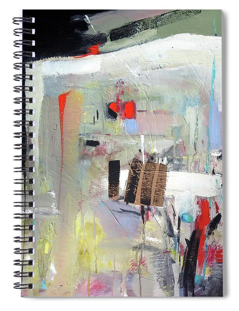 Piano Room Spiral Notebook featuring the painting Piano Room by John Gholson