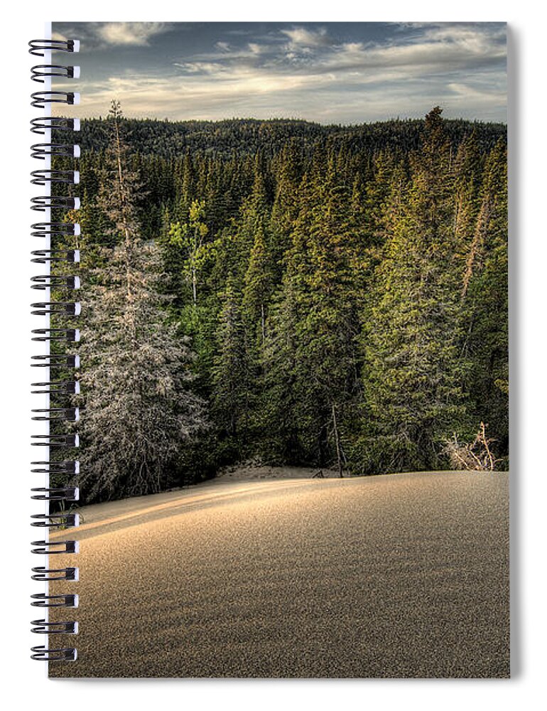 Lake Superior Spiral Notebook featuring the photograph Pic Dunes  by Doug Gibbons