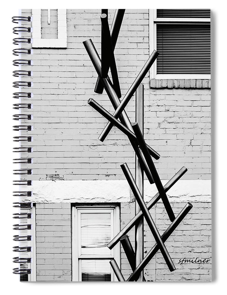 Sticks Spiral Notebook featuring the photograph Pick-Up Sticks by Steven Milner