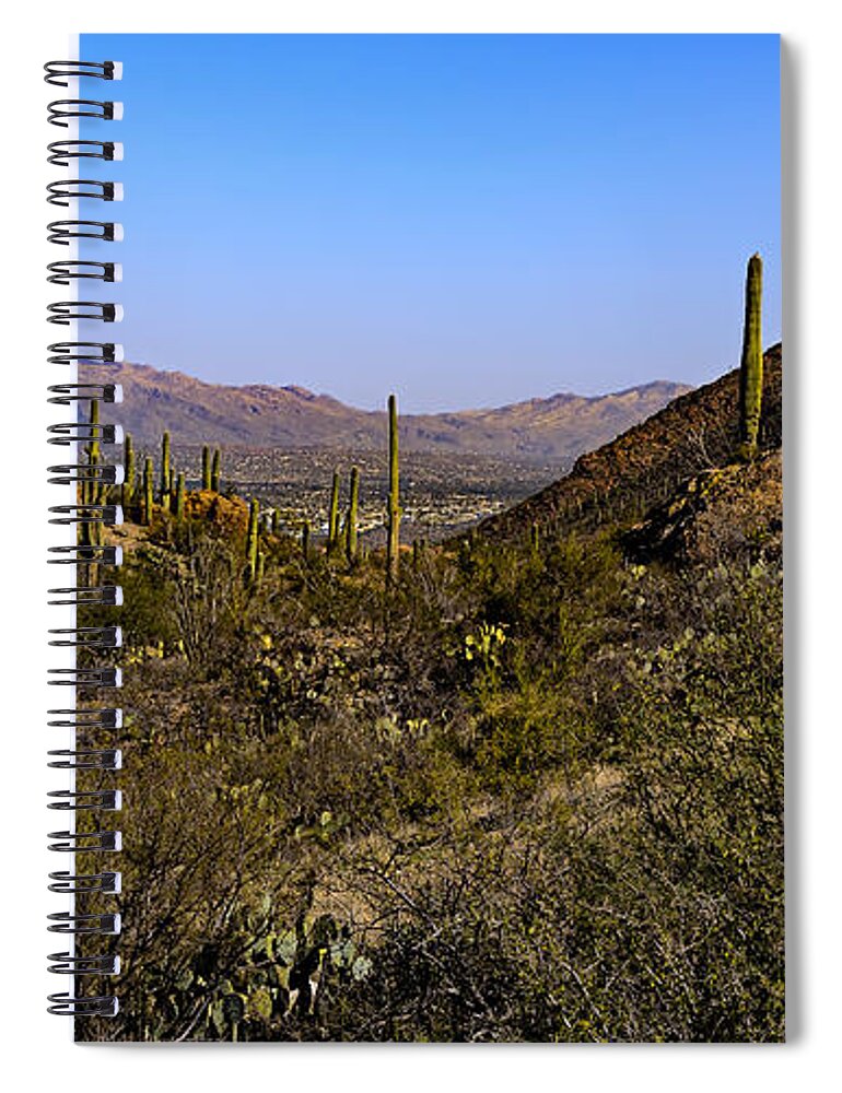 Gate’s Pass Spiral Notebook featuring the photograph Picture Rocks 24 by Mark Myhaver