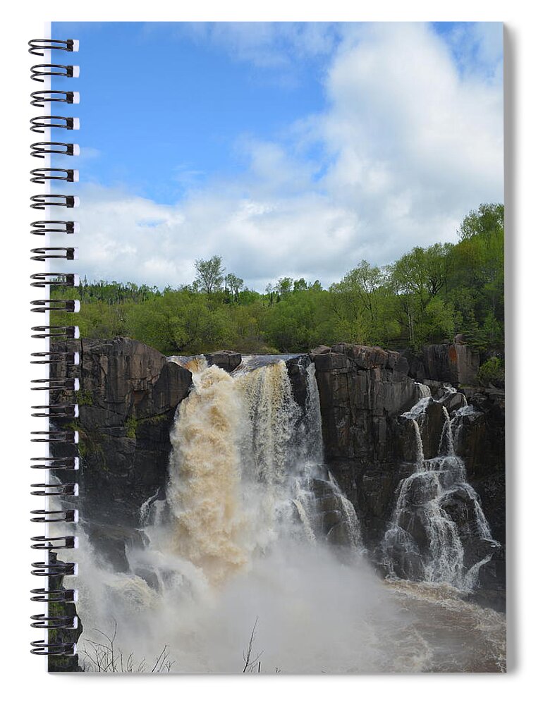 Nature Spiral Notebook featuring the photograph Pigeon River by Bonfire Photography