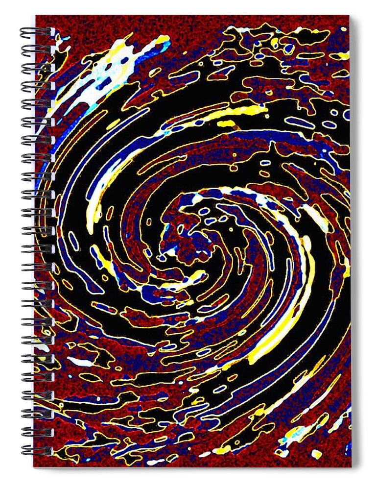Pizzazz 51 Spiral Notebook featuring the digital art Pizzazz 51 by Will Borden
