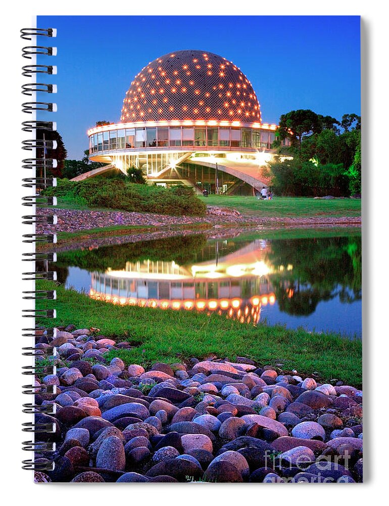 Planetarium Spiral Notebook featuring the photograph Planetario by Bernardo Galmarini