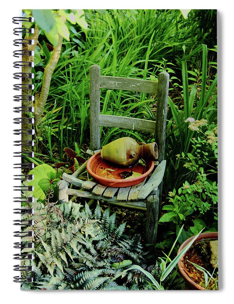 Plants Spiral Notebook featuring the photograph Plants and Simple Things by Allen Nice-Webb