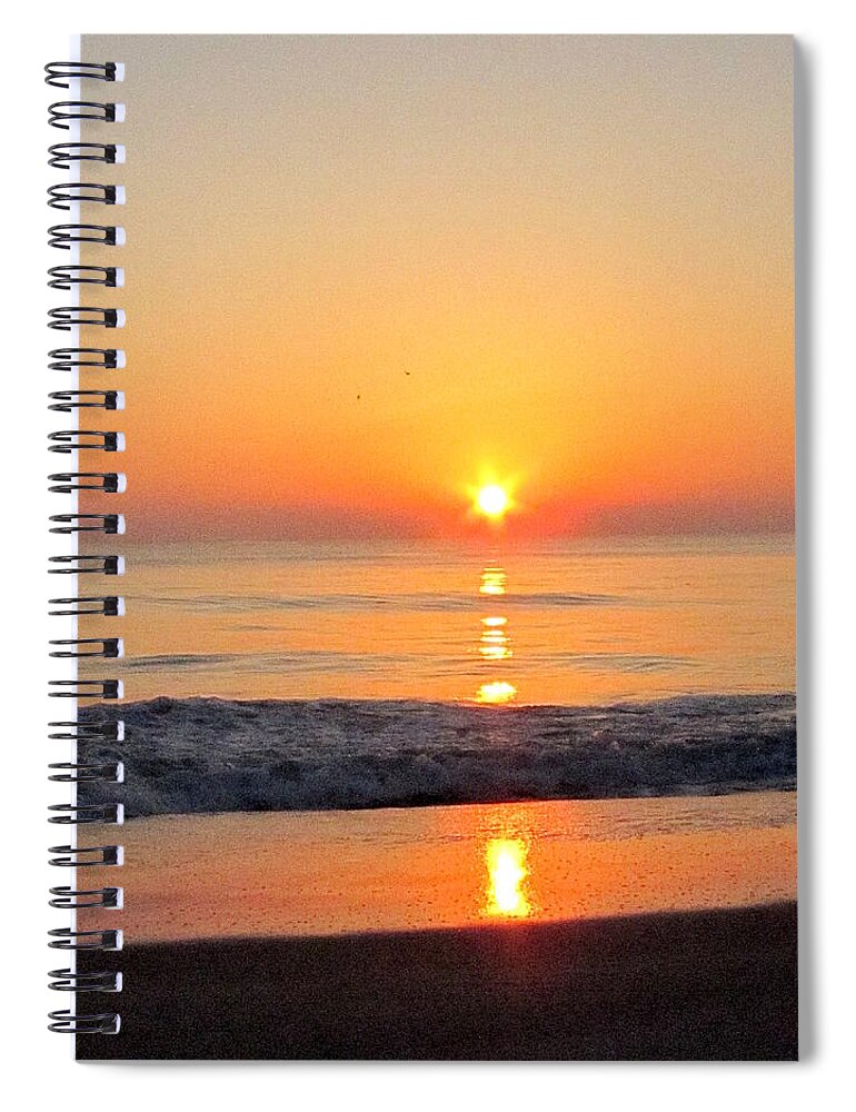 Playalinda Beach Sunrise Spiral Notebook featuring the photograph Playalinda Beach 2 Sunrise by Christopher Mercer