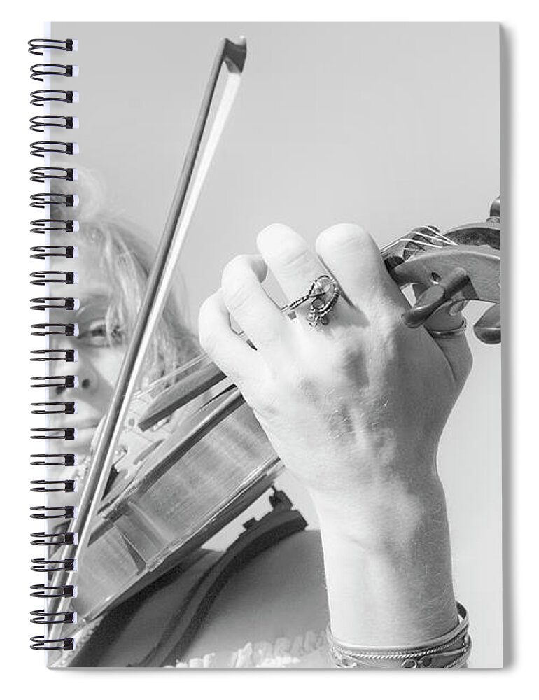 Play Spiral Notebook featuring the photograph Playing Me Softly by Bob Christopher
