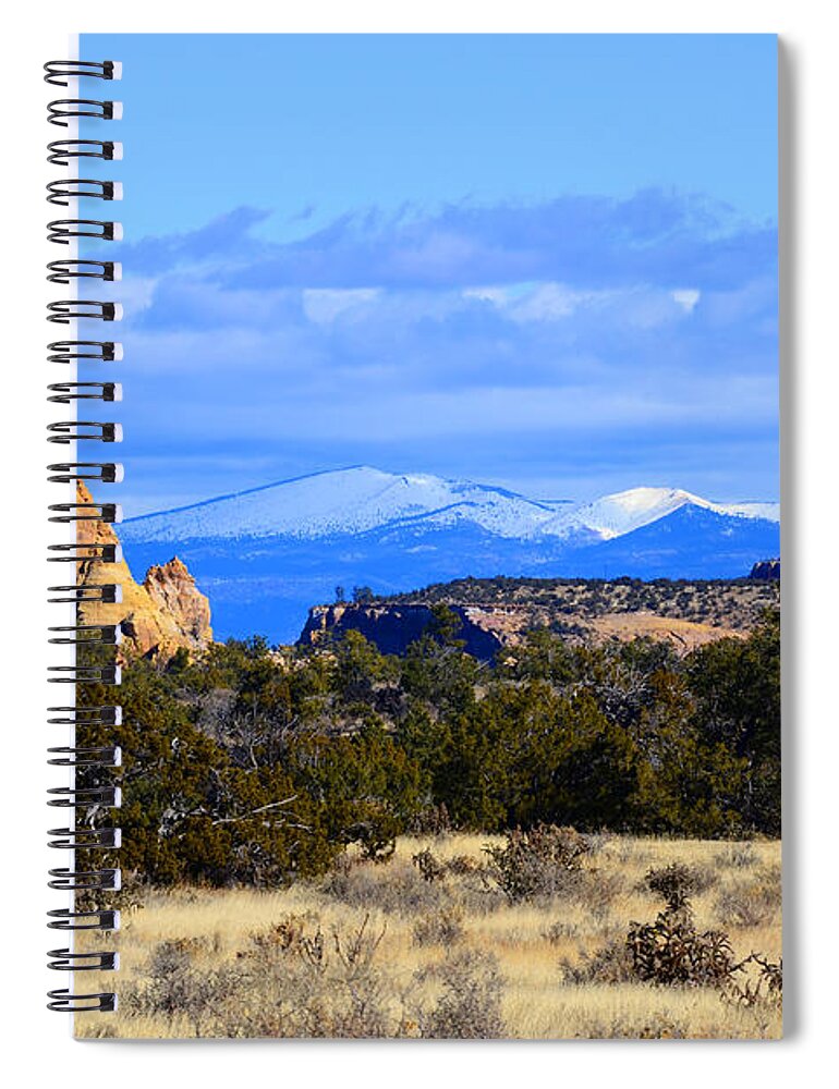 Southwest Landscape Spiral Notebook featuring the photograph Point with a view by Robert WK Clark