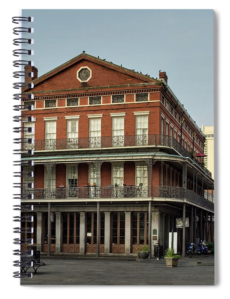 Pontalba Building Spiral Notebook featuring the photograph Pontalba Building by Greg and Chrystal Mimbs