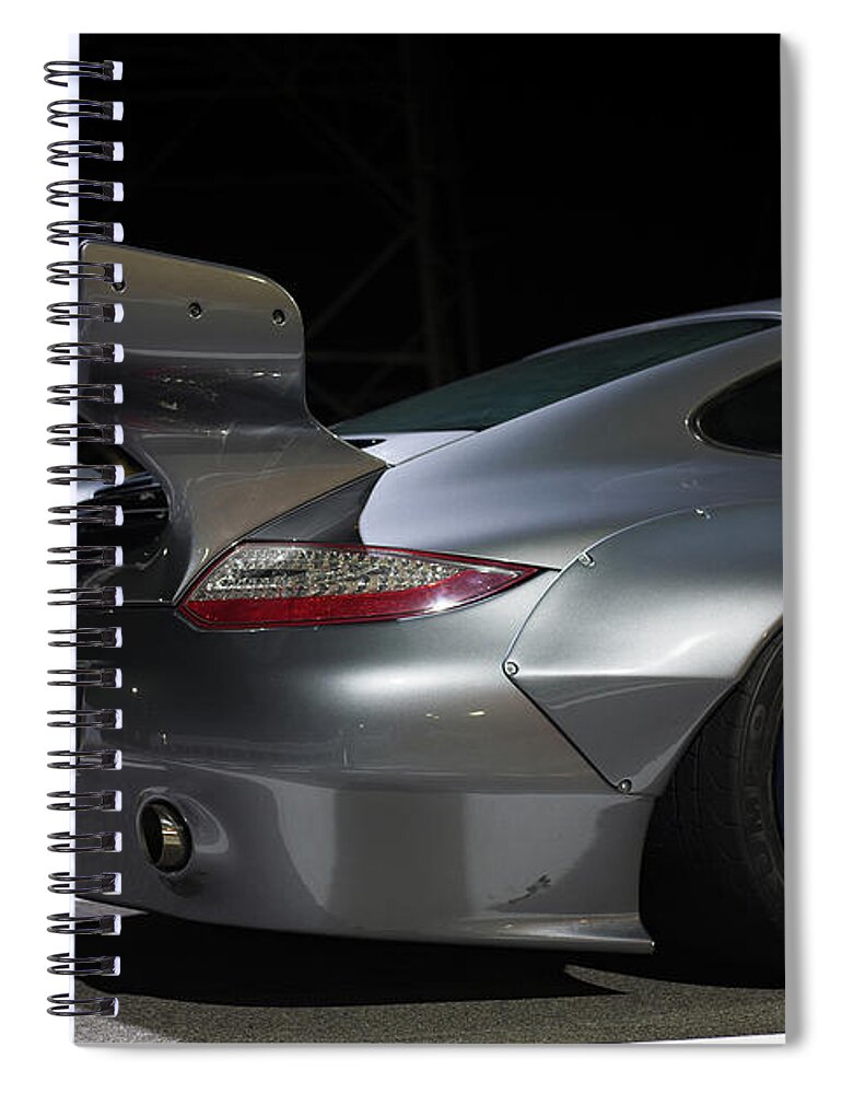 Porsche 997 Spiral Notebook featuring the photograph Porsche 997 by Jackie Russo