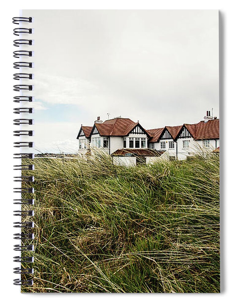 Portmarnock Clubhouse Spiral Notebook featuring the photograph Portmarnock Clubhouse by Scott Pellegrin