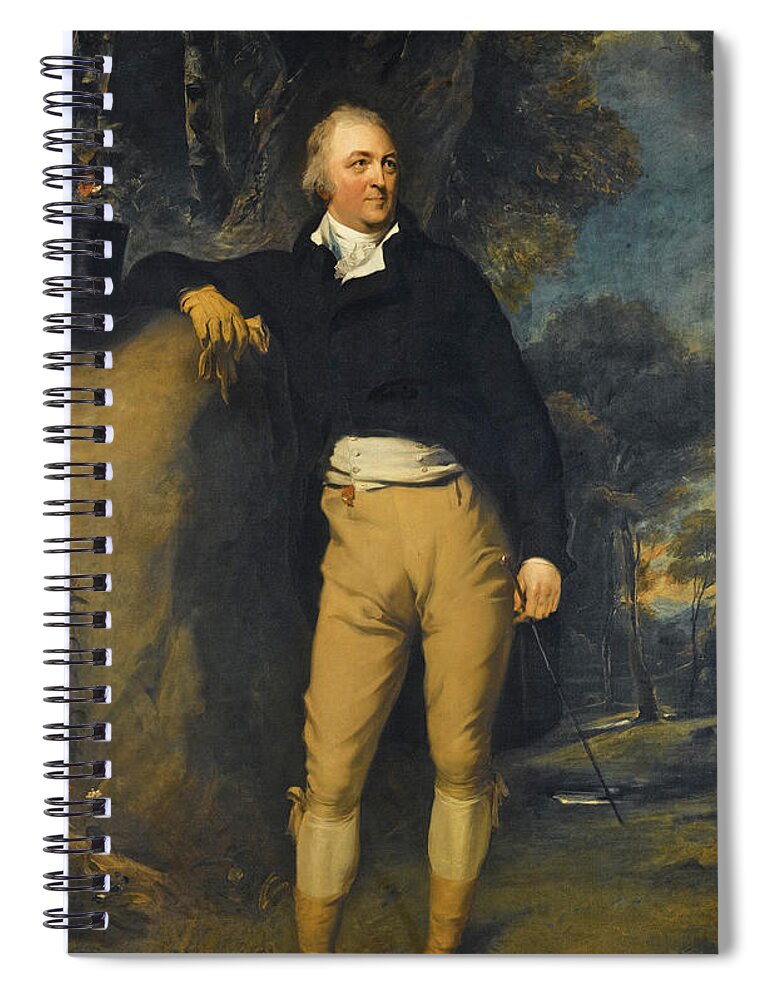 Thomas Lawrence Spiral Notebook featuring the painting Portrait of Thomas Lister 1st Baron Ribblesdale by Thomas Lawrence