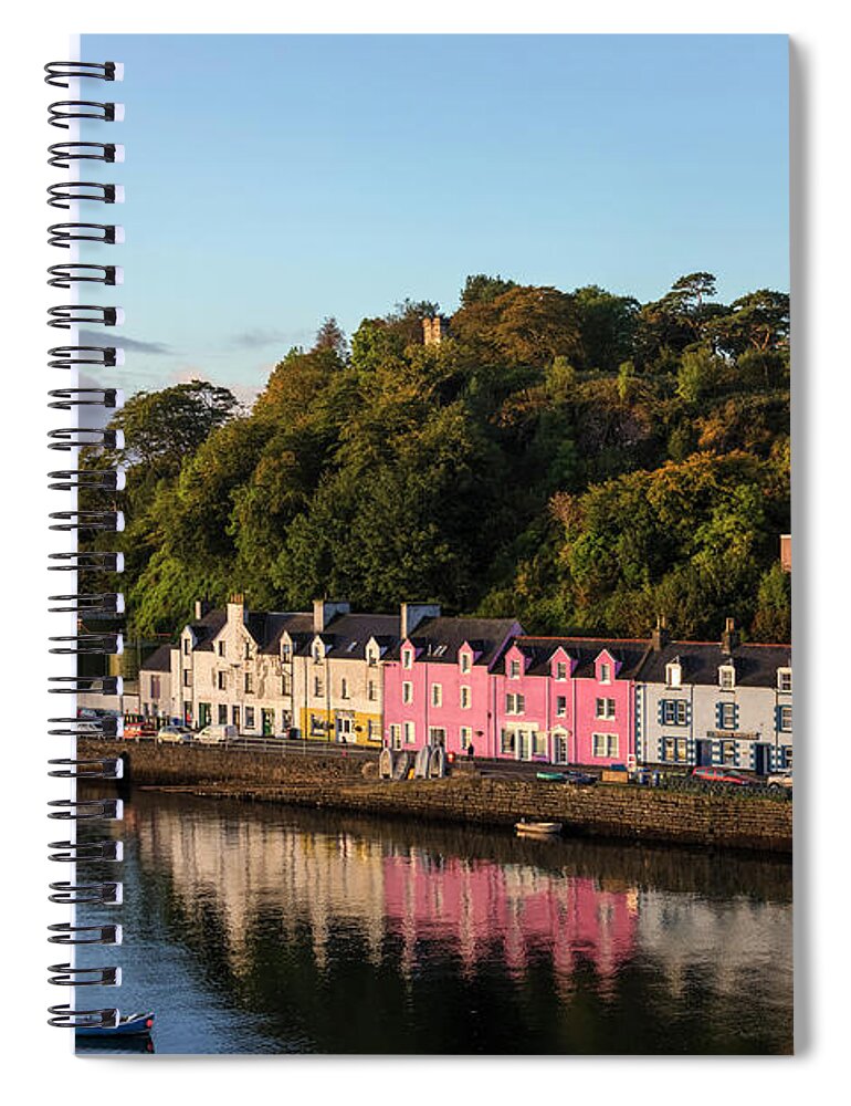 Portree Spiral Notebook featuring the photograph Portree - Isle of Skye by Joana Kruse