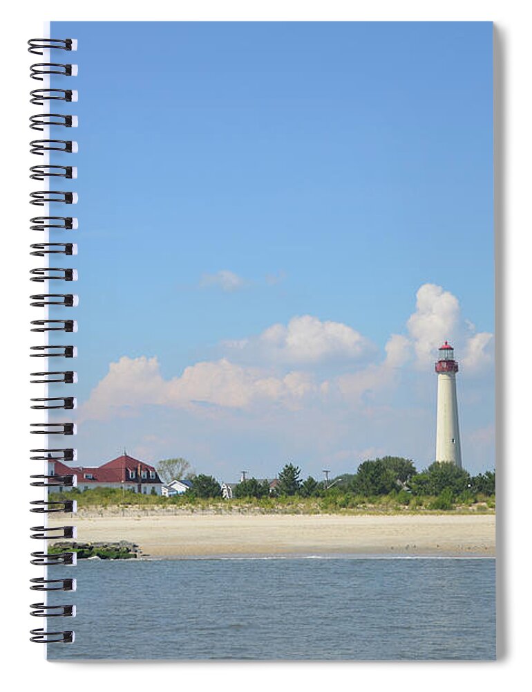 Post Spiral Notebook featuring the photograph Post Card Perfect - Cape May New Jersey by Bill Cannon