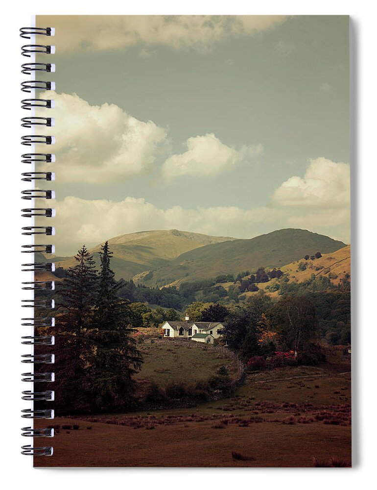 Scotland Spiral Notebook featuring the photograph Postcards from Scotland by Jaroslaw Blaminsky