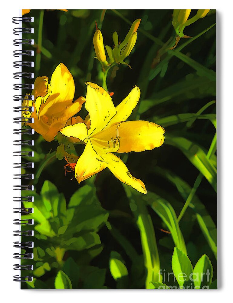 Artistic Photography Spiral Notebook featuring the photograph Pot Luck by Tom Prendergast