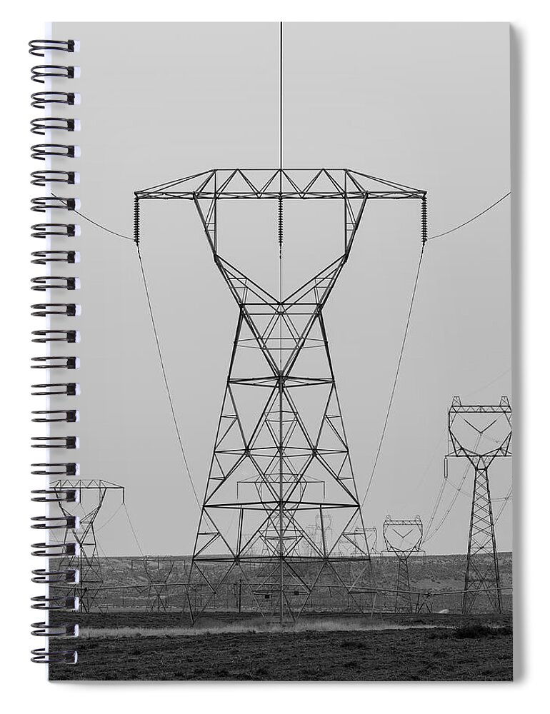 Power Spiral Notebook featuring the digital art Power by Michael Lee