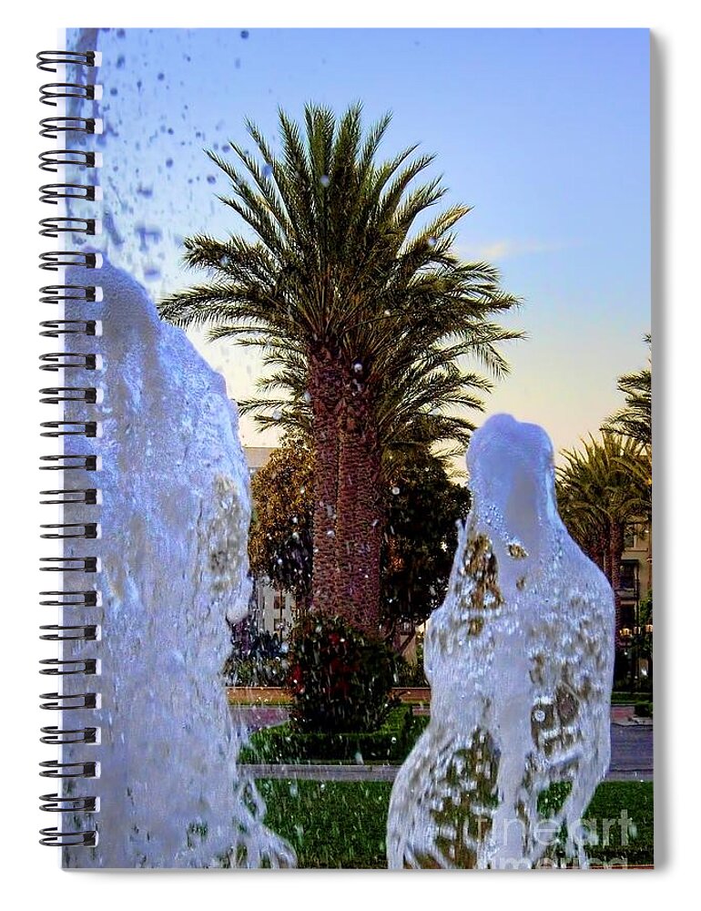 Pregnant Water Fairy Spiral Notebook featuring the photograph Pregnant Water Fairy by Mariola Bitner