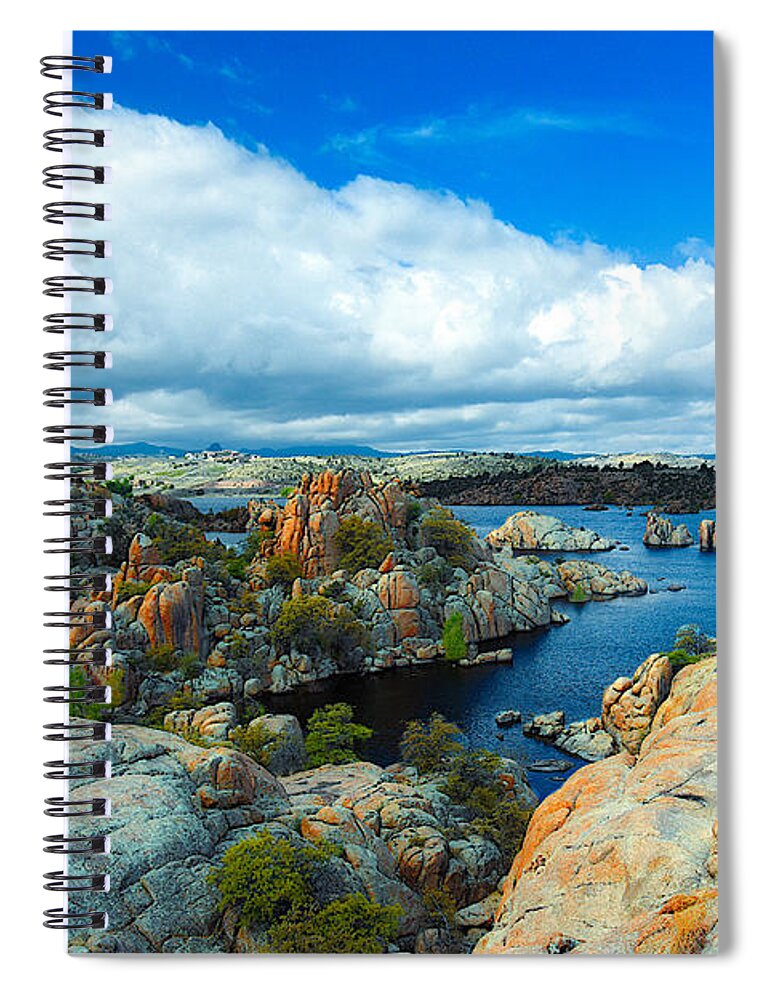 Prescott Spiral Notebook featuring the photograph Prescott Rocks by Richard Gehlbach