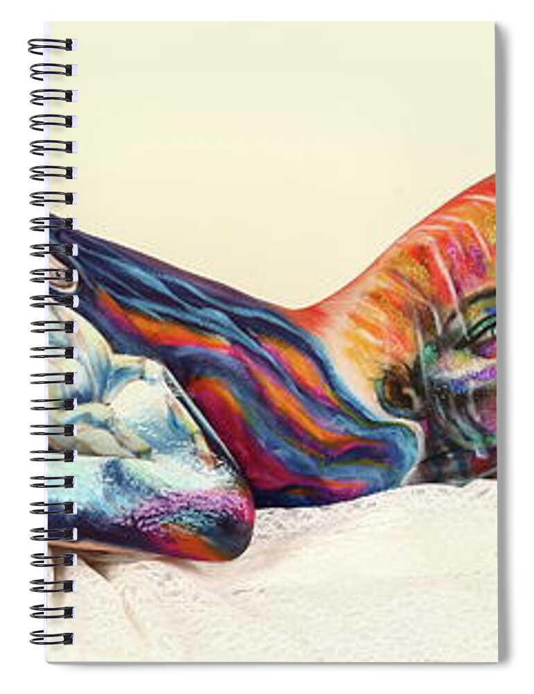 Pride Spiral Notebook featuring the photograph Pride 1 by Angela Rene Roberts and Cully Firmin