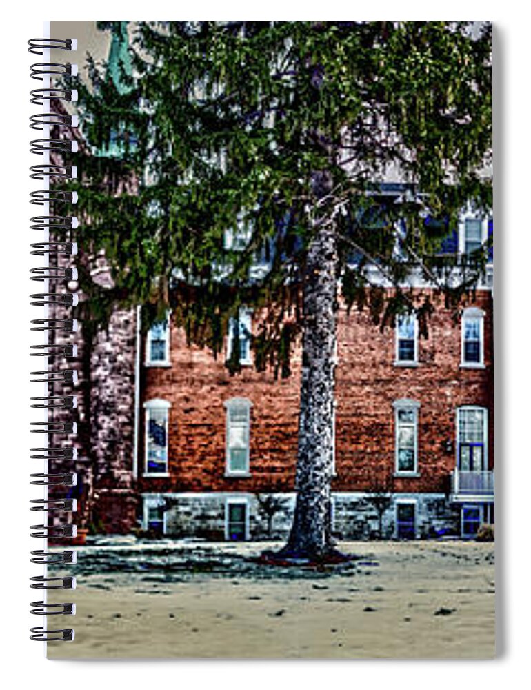 Sacred Heart Academy Spiral Notebook featuring the photograph Prince Street by William Norton