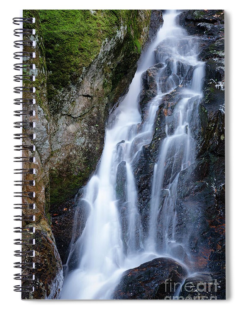 Proteus Falls Spiral Notebook featuring the photograph Proteus Falls - White Mountains New Hampshire USA by Erin Paul Donovan