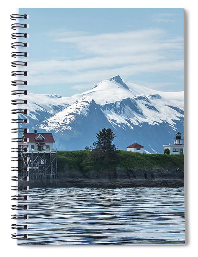 Alaska Spiral Notebook featuring the photograph Pt. Retreat by David Kirby
