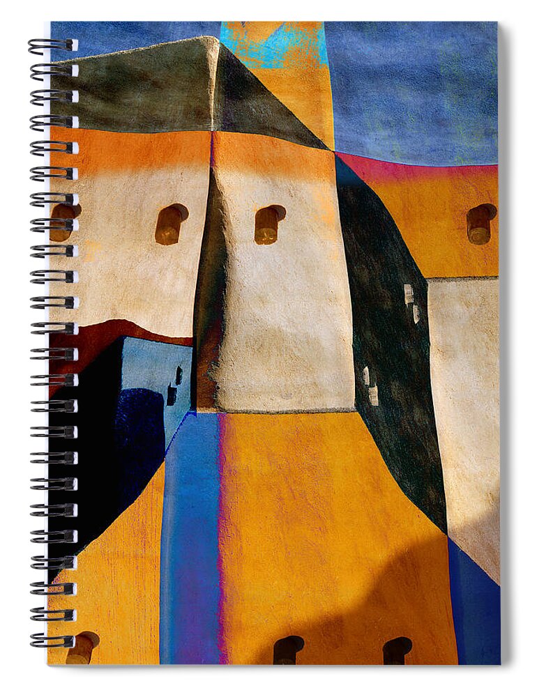 Santa Fe Spiral Notebook featuring the photograph Pueblo Number 1 by Carol Leigh