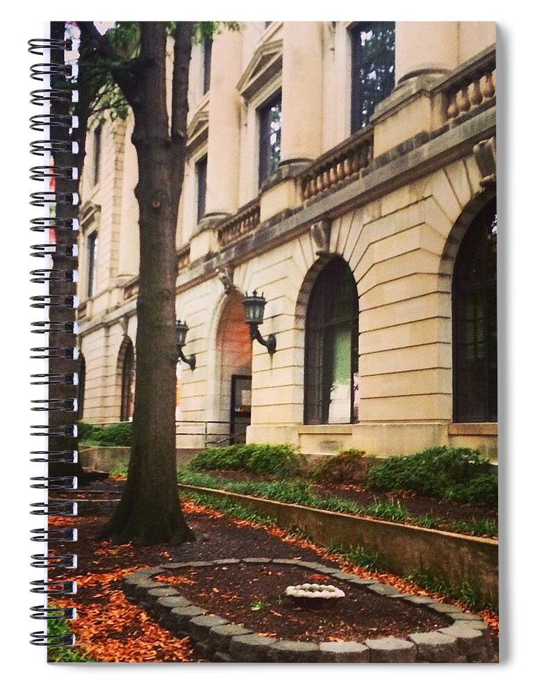 Photography Spiral Notebook featuring the photograph Pulaski County Courthouse, Little Rock by Michael Dean Shelton