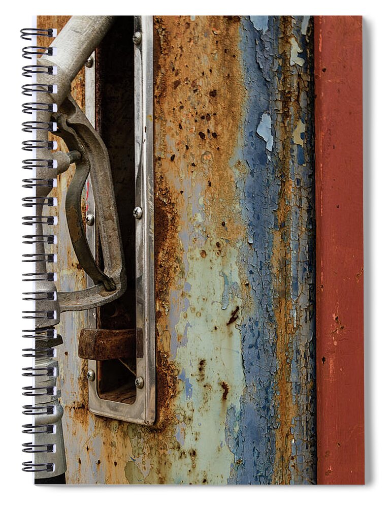 Gas Pump Spiral Notebook featuring the photograph Pumped by Holly Ross