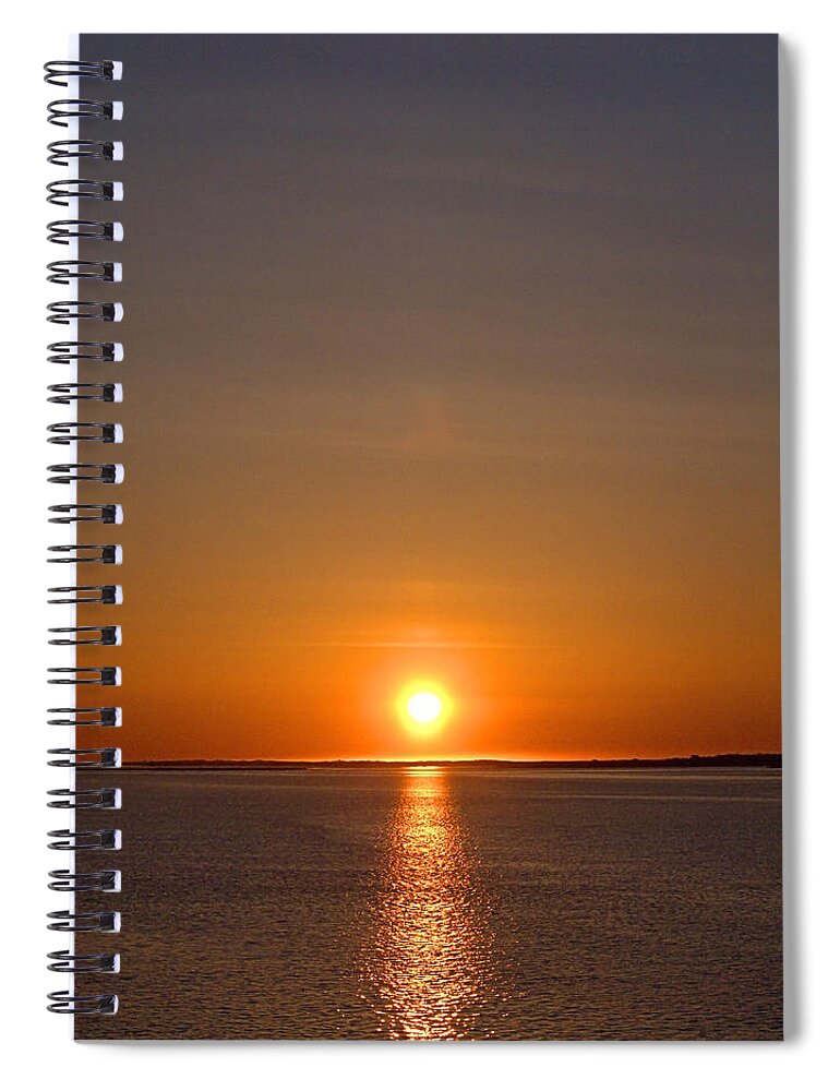 Seas Spiral Notebook featuring the photograph Pure Sunrise by Newwwman
