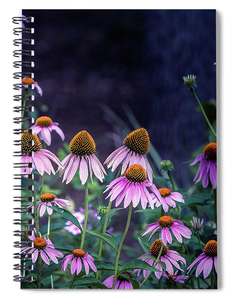 Flowers Spiral Notebook featuring the photograph Purple Haze by Annette Hugen