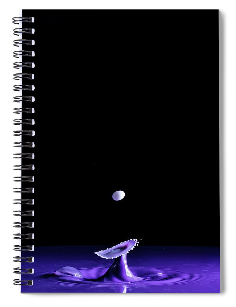 Wall Art Spiral Notebook featuring the photograph Purple Mushroom by Marlo Horne