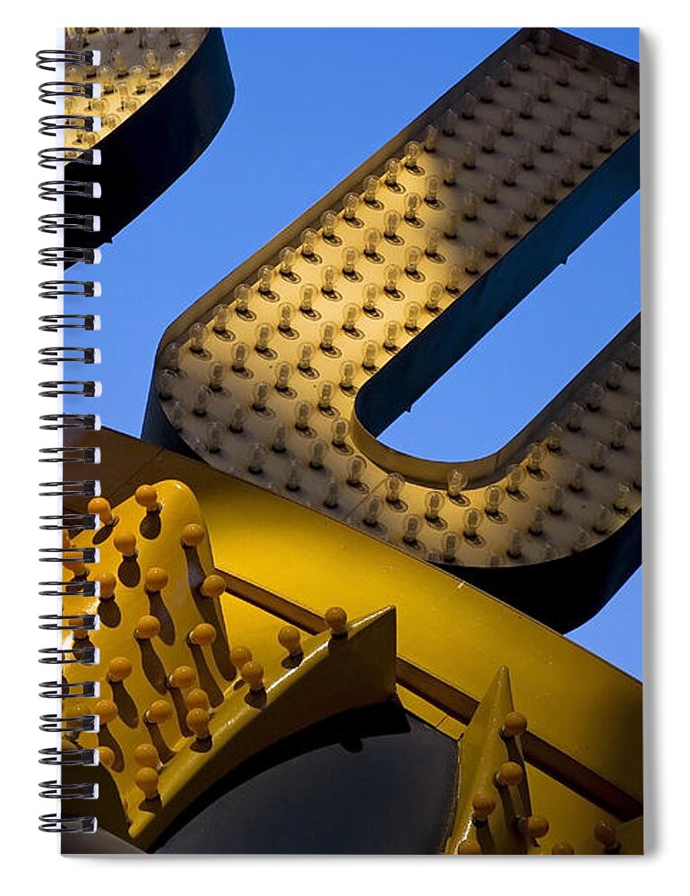 Architecture Spiral Notebook featuring the photograph Queen of Hearts by Skip Hunt