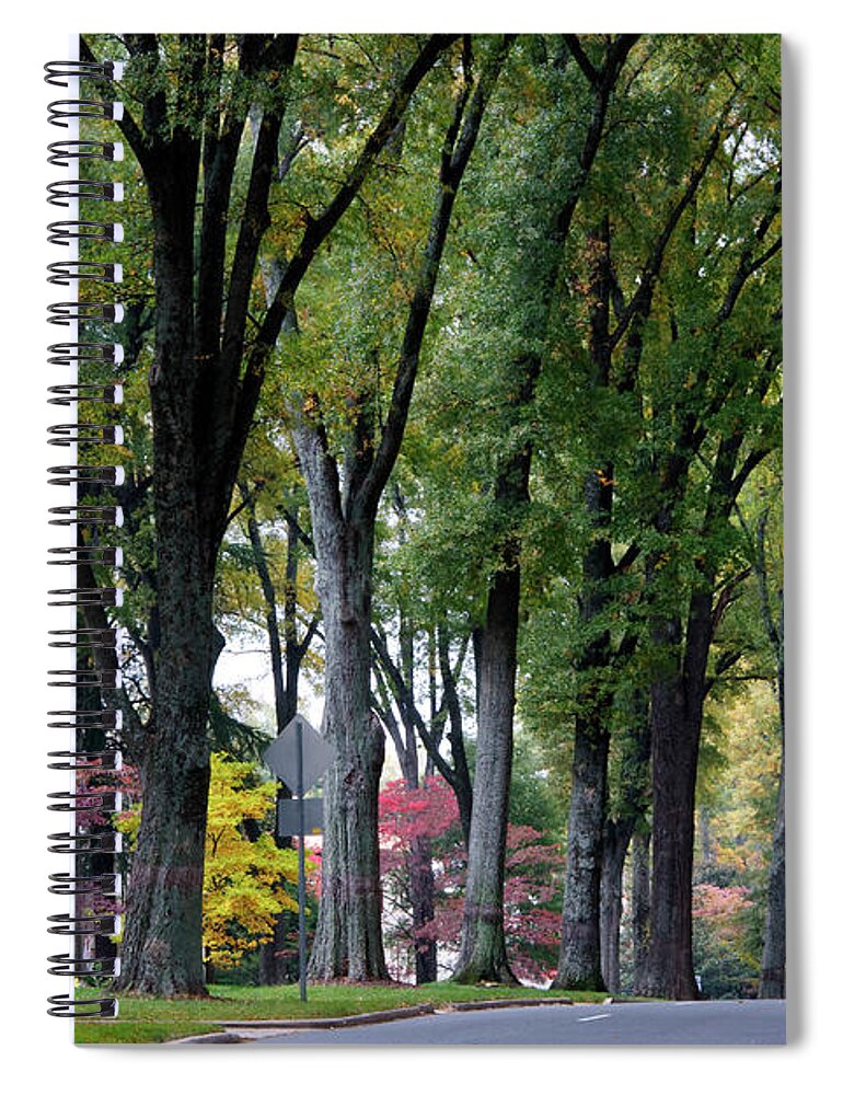 Queens Road West Spiral Notebook featuring the photograph Queens Road West in the Fall by Jill Lang