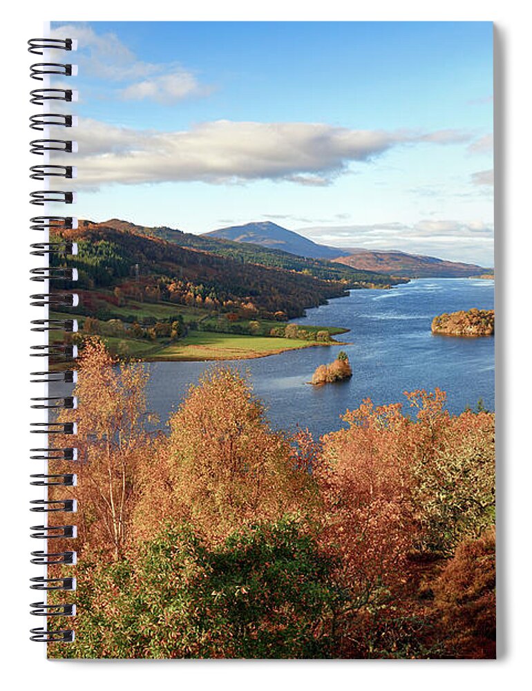 Queens View Spiral Notebook featuring the photograph Queens View by Grant Glendinning