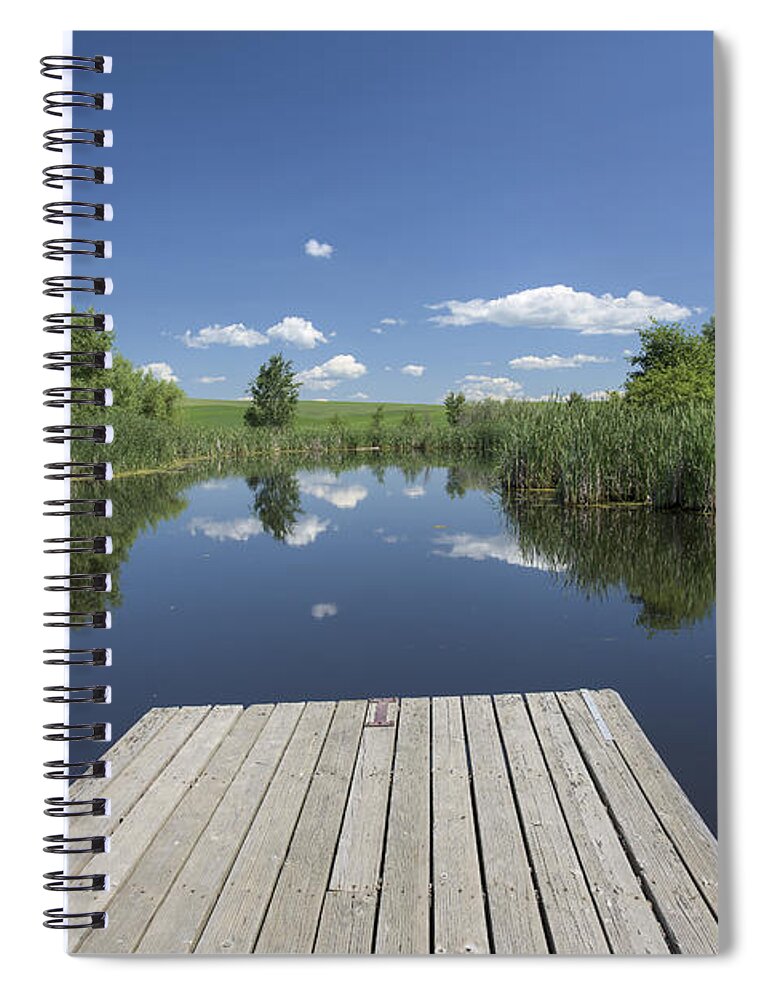 Agriculture Spiral Notebook featuring the photograph Quietness by Jon Glaser