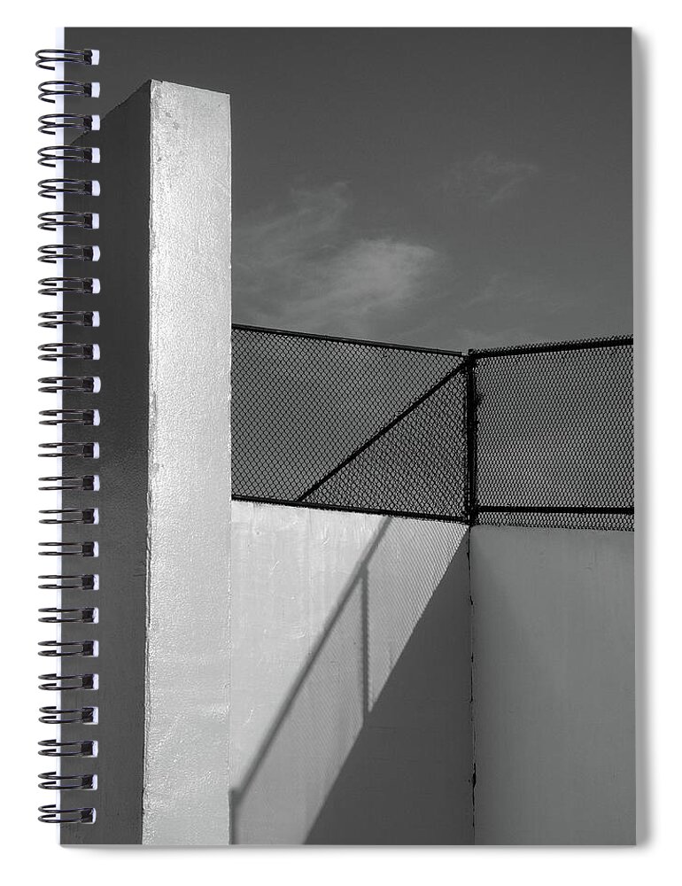 Minimalism Spiral Notebook featuring the photograph Racquetball III by Richard Rizzo