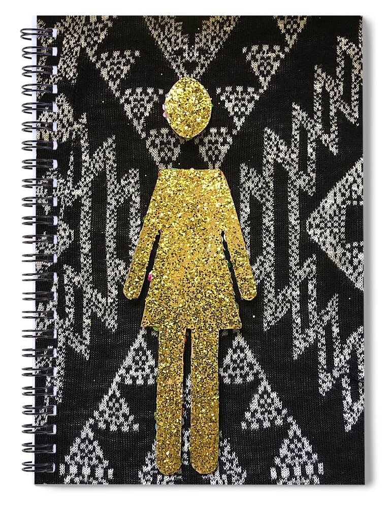 Woman Spiral Notebook featuring the photograph Radiant Women by Laura Pierre-Louis