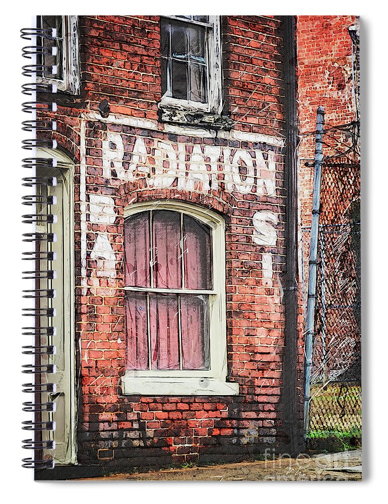 Virginia Spiral Notebook featuring the photograph Radiation by Lenore Locken